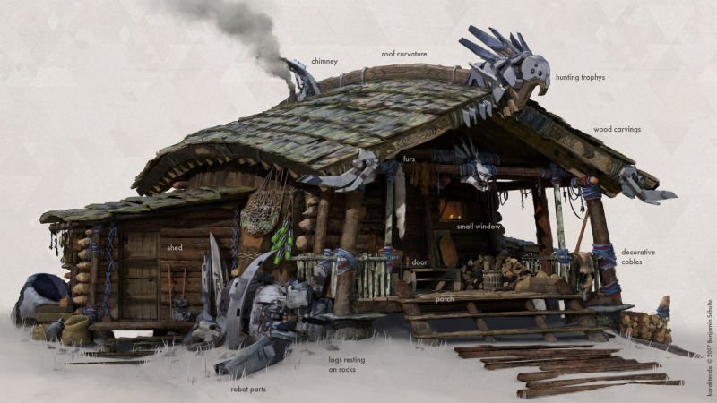 Прекрасные концепты Horizon: Zero Dawn от художников «Игры престолов» - Изображение 5 Прекрасные концепты Horizon: Zero Dawn от художников «Игры престолов» - Изображение 5