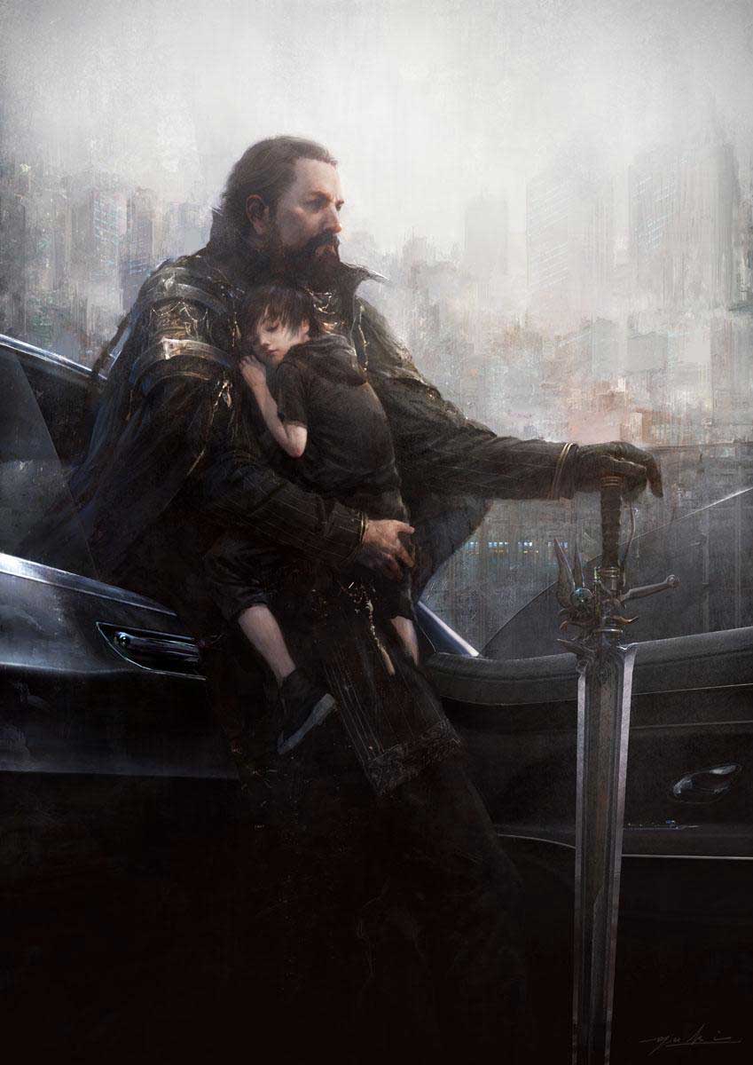 Final Fantasy 15: король Регис прощается со своим сыном Ноктисом - Изображение 1 Final Fantasy 15: король Регис прощается со своим сыном Ноктисом - Изображение 1