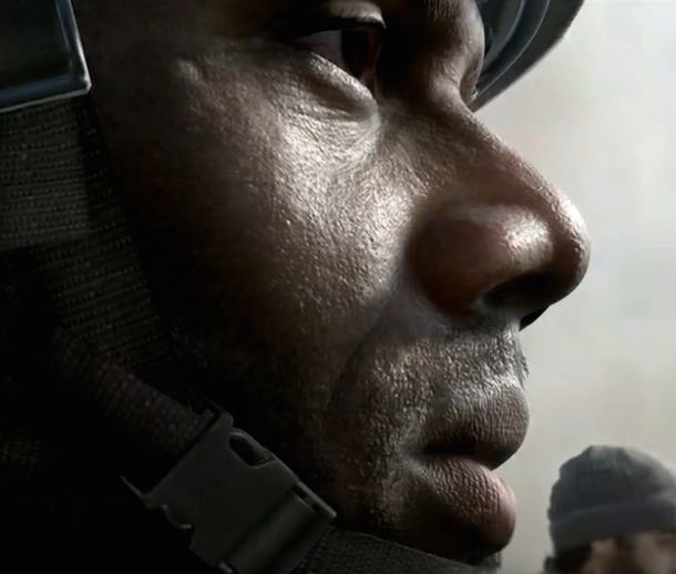 На первом снимке Call of Duty 2014 виднеются поры кожи солдата
- Изображение 1 На первом снимке Call of Duty 2014 виднеются поры кожи солдата
- Изображение 1