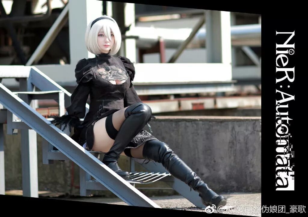 Косплей дня: 2B из Nier: Automata (с подвохом). - Изображение 3 Косплей дня: 2B из Nier: Automata (с подвохом). - Изображение 3