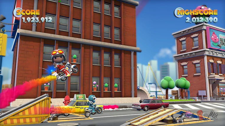 Герои Tearaway и LittleBigPlanet посетят порт Joe Danger 2 на PS Vita. - Изображение 1 Герои Tearaway и LittleBigPlanet посетят порт Joe Danger 2 на PS Vita. - Изображение 1