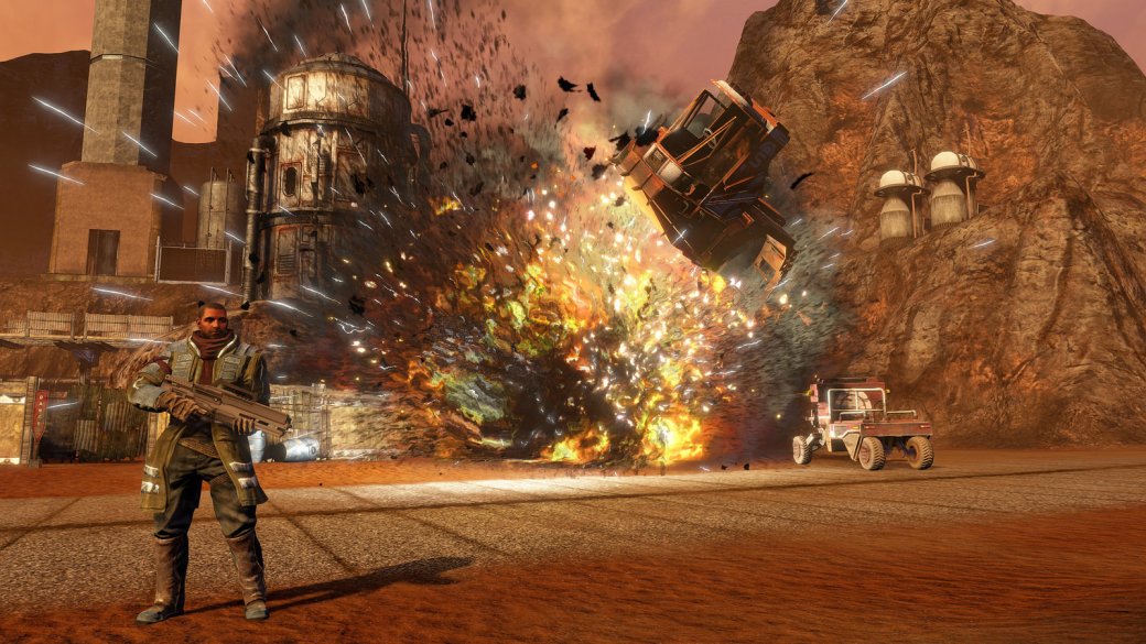 Как выглядит разрушаемость в Red Faction Guerrilla Re-Mars-tered (очень круто!) | Канобу Как выглядит разрушаемость в Red Faction Guerrilla Re-Mars-tered (очень круто!) | Канобу