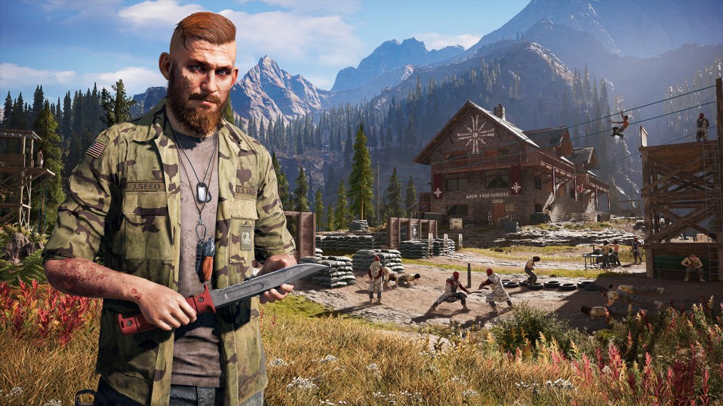 Природа и мир Far Cry 5 в гифках